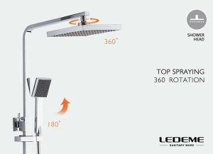 Душевая стойка Ledeme L2433