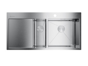 Кухонная мойка Omoikiri Akisame 100-2-IN / 100-2-GM / 100-2-LG, 100х51, нержавеющая сталь