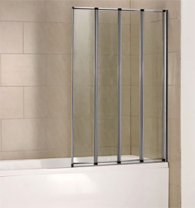 Душевая шторка на ванну Good Door SCREEN GR4-100 C-CH профиль хром