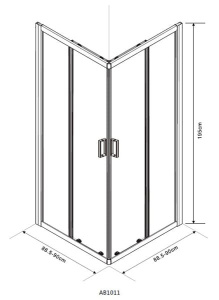 Душевой уголок Aquabath Cube AB1011