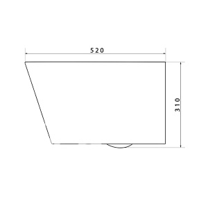 Подвесной унитаз Caprigo Style S-1203