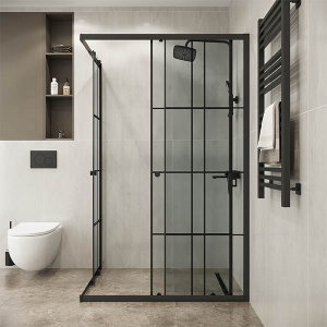 Душевой уголок Niagara Eco NG-1018-14QKL / NG-1012-14QKL, 120х80, прозрачный с принтом