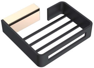 Полка Boheme Q Black 10959-B / 10959-CR-B / 10959-G-B, золото, черный