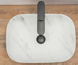 Умывальник Rea Belinda Marble Matt