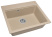 Кухонная мойка AquaSanita Rock SQR 101, 60х51, alba