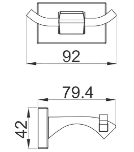 Крючок Gappo G0705-20 двойной