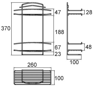 Полка Milardo 212W020M44