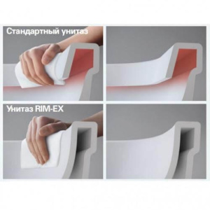 Подвесной унитаз Vitra Metropole Rim-ex 7672B003-1687 с функцией биде и встроенным смесителем, белый