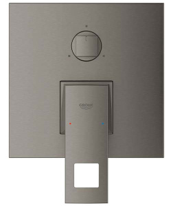 Смеситель встраиваемый Grohe Eurocube 24094AL0 наружная часть (3 функции), темный графит матовый