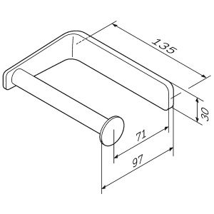 Держатель для туалетной бумаги AM.PM Inspire V2.0 A50A34122