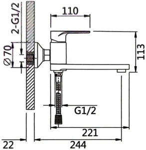 Набор смесителей Hansen HL90016