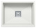 Кухонная мойка Polygran Blade 550, 55х42, белый хлопок