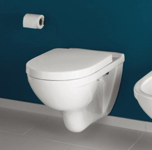 Подвесной унитаз Villeroy&Boch O.novo 5660HR01 безободковый с сиденьем Soft Close