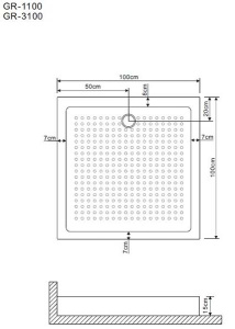 Душевой поддон Grossman GR-119110020