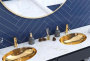 Умывальник Rea Nel Gold U6331