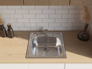 Кухонная мойка Omoikiri Saru 48-IN / 50-IN, 48х48, нержавеющая сталь