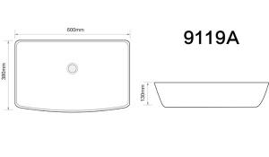 Умывальник Axus 9119A