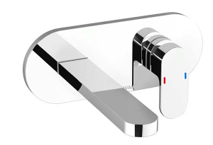 Набор встраиваемых смесителей Ravak Chrome CR 019.00 и Paffoni Tweet Round Mix ZDUP110CR с гигиеническим душем
