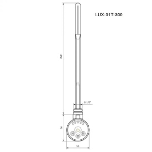 ТЭН Luxon 01Т-300 300W черный