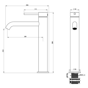 Набор смесителей Oliveeka OL-829902+88239017-BG