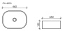 Умывальник CeramicaNova Element CN6018