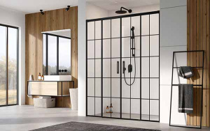 Душевая дверь Radaway Idea Black DWD, 140х200, прозрачный