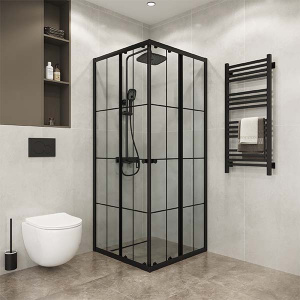 Душевой уголок Niagara Eco NG-1008-14QKL / NG-1009-14QKL / NG-1010-14QKL, 90х90, прозрачный с принтом