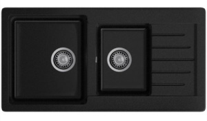 Кухонная мойка GranFest Practic P-980KL, 97х50, черный