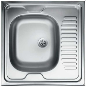 Кухонная мойка Kromrus S 409 / S 420 RUS, 60х60/матовый