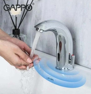 Смеситель для умывальника Gappo G522 сенсорный
