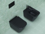 Подвесное биде CeramicaNova Metric CN3008MB с донным клапаном