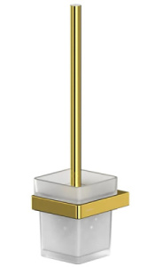 Ершик для унитаза Whitecross Cubo CU2470GL / CU2470GLB, матовый, золото