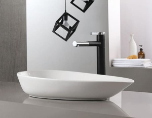 Умывальник Abber Bequem AC2117 / AC2117MW, 59x36, белый