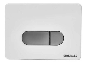 Инсталляция Berges Novum c кнопкой D7 белой/хром