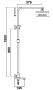 Душевая стойка Rose R1056