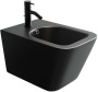 Подвесное биде CeramicaNova Metric CN3008MB с донным клапаном