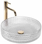 Умывальник Rea Cristal 39 Transparent U0284