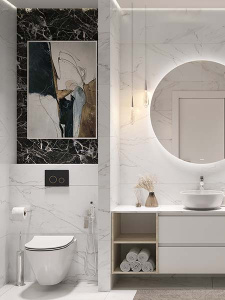 Комплект инсталляции Cersanit Vector с кнопкой Twins 63534 и унитазом City Smart CO DPL EO slim
