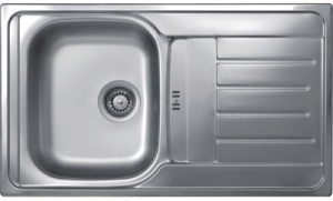 Кухонная мойка Kromevye Triton EX 321 D, 86х50, декор