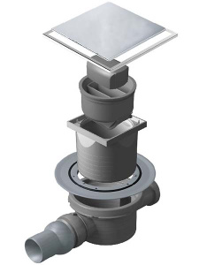 Душевой трап Pestan Confluo Standart Plate 2 2 in 1, 10х10 см