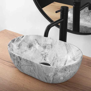 Умывальник Rea Amelia Mini Stone Matt U9109
