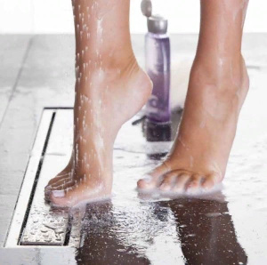 Душевой трап Pestan Confluo Premium Line White Glass 2 в 1 (хром + белое стекло), 30 см