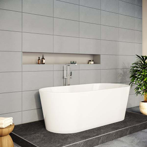 Акриловая ванна Vitra Geo отдельностоящая, 170х80
