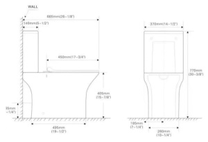 Напольный унитаз SantiLine SL-5022