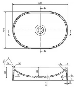Умывальник Lauter Oliva 21O486DB