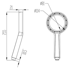 Душевая лейка Lemark LM0820C