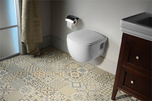 Комплект инсталляции TECEbase kit 9400401S (9400412) c кнопкой и унитазом Sanovit Lucco Brilla Rim Art