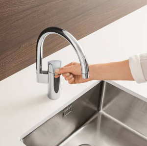 Смеситель для кухонной мойки Grohe Eurosmart New 33202002 / 33202DC2, хром