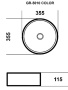 Умывальник Grossman GR-5010GB