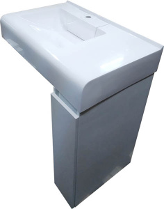 Умывальник на стиральную машину Marko Корса 80 с боковой тумбой 20